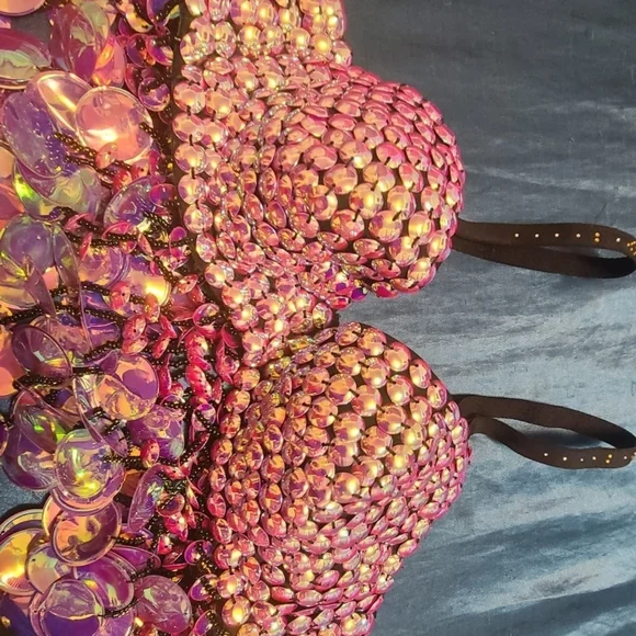 Brand NEW Sequin Embellished Rave/Festival Outfit - Picture 4 of 9